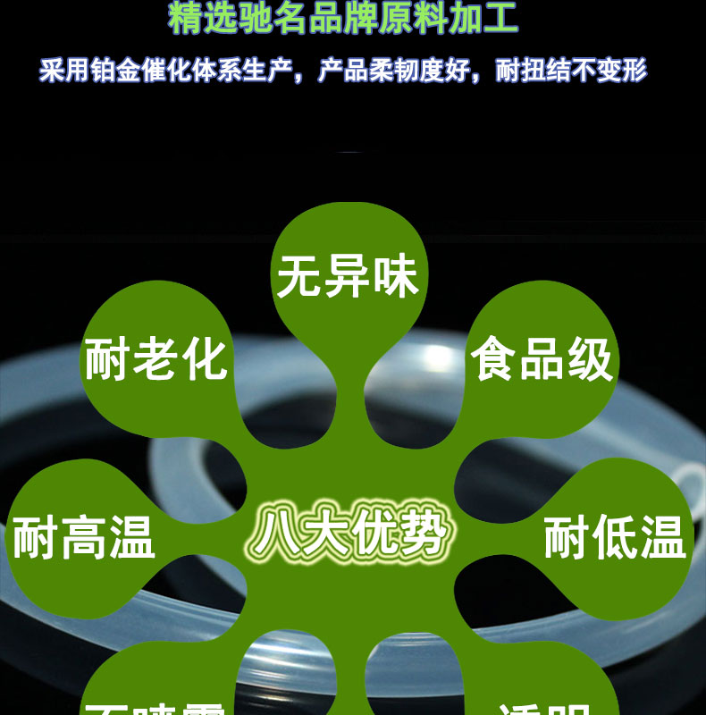 食品级蠕动泵硅胶管18#