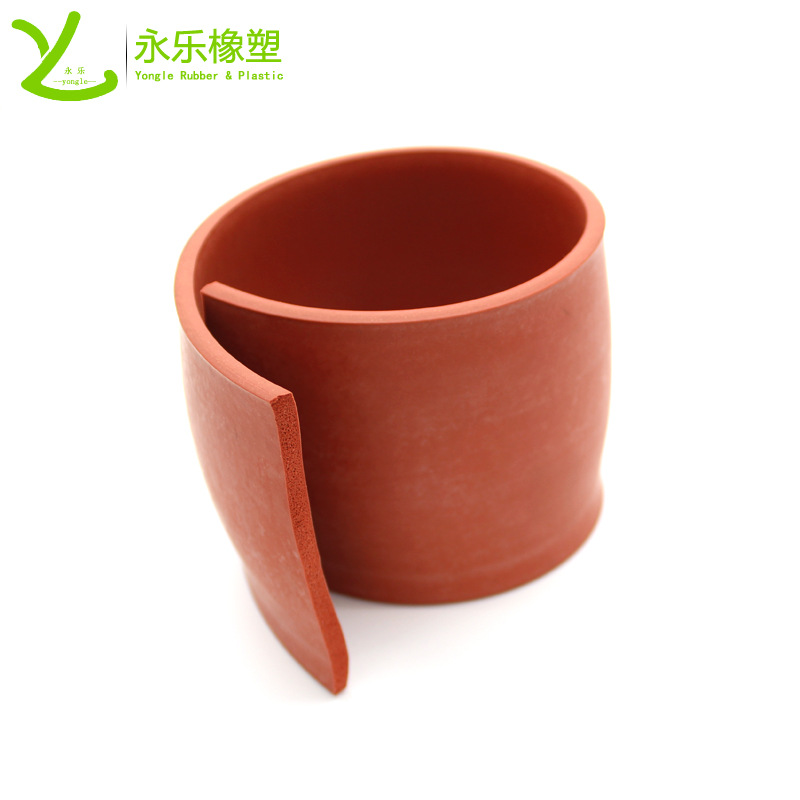 模压发泡硅胶密封条 减震防水发泡密封圈 发泡硅胶制品加工